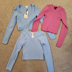 Happily Grey Sincerely Jules Juniors Cropped Top Bundle Small